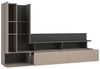 Lomadox Wohnzimmer-Set SELCE-83, (Mega-Spar-Set, 4-St, Vitrine Wohnwand Couchtisch Sideboard), in beige mit anthrazit, modern, 4-teilig Bild 3