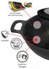 WOK Wokpfanne Pfanne mit Glasdeckel Induktion Ø32cm Cheffinger CF-DW32 Bild 5