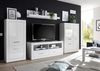 Highboard Carrara in Hochglanz weiß 65 x 142 cm Bild 5