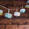 Lights4fun LED-Lichterkette 12er Retro Campingwagen Lichterkette Batterie Bild 2