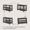 Lionelo Patty 5-in-1 Reisebett & Beistellbett mit Matratze, Faltbares Kinder-/Babyreisebett mit Tragetasche & Rollen, Laufstall - Ideal von Geburt bis 15 kg Bild 2