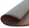 Bambusmatte 200 cm rund dunkelbraun Bambusteppich Teppich Bild 5