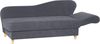 Selma Recamiere mit Armteil rechts klappbar Veloursstoff Anthrazit Buche Natur Bild 3