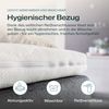 Möbelfreude Boxspringbett Bea, gesteppt, 7-Zonen Taschenfederkern, Visco Topper Polsterbett, Anthrazit H2, 160x200 cm Bild 5