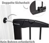 Munchkin Lindam Türgitter für Babys, ausziehbares Türschutzgitter & Treppenschutz zum Klemmen, ideal für Kinder und Haustiere, ohne Bohren, 76-82 cm, schwarz Bild 5