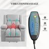 HOMCOM Massagesessel Elektrisch Relaxsessel mit Massage-/ Wärme-/Liegefunktion (Fernsehsessel mit Aufstehhilfe, 1-St, TV-Sessel), mit Becherhalter, Stautraum, USB-Anschlüssen und Fernbedienung Bild 5