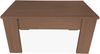mattfy Couchtisch für Kaffee/Tee, höhenverstellbar, für Wohnzimmer oder Esszimmer, Farbe Walnuss, Finish in Polargrau, Maße: 90 cm (Breite) x 50 cm (Tiefe) x 46/57 cm (Höhe) Bild 5