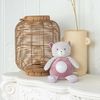 GIPSY Toys – Katze – Nachtlicht – Plüschtier – Serie "Bamboo" – 26 cm S/Karte – Grau und Rosa – 1. Alter Bild 3