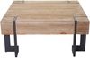 Couchtisch HWC-A15, Tanne Holz rustikal massiv ~ naturfarben 70x70 cm Bild 4
