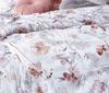 Mako Satin Bettwäsche Mohnblumen rost-rot 140x200 + 70x90 Bild 2