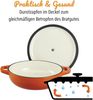 GSW Schmortopf Orange Shadow, Gusseisen (1-tlg), Induktion Bild 5