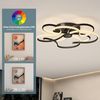 doporro Deckenleuchte LED-Pendellampe Schlicht Lampe dimmbar mit Fernbedienung Alivetta25036, 3000K-6400K drei verstellbare Temperatur, Dual-Control LED-Deckenlampe Bild 4