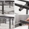 Zinus Justin Bett 80x190 cm – Bettgestell 36 cm hoch mit Stauraum unter dem Bett – Plattformbett aus Metall – Schwarz Bild 5