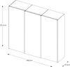 Staud Schwebetürenschrank, Holzwerkstoff, Weiß, Classic, 222cm / 249cm / 68 cm (H/B/T) Bild 4