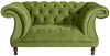 Ivette Sessel Samtvelours Olive Buche Nussbaumfarben Bild 4
