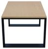 AKKE Außergewöhnlicher Couchtisch Beistelltisch für Wohnzimmer | Kaffee Tee Wohnzimmertisch Tisch | Coffee Table | Zimmer Schlafzimmer Möbel | Deko Modern Eiche Hell 50 x 50 x 55 Bild 4