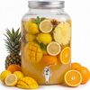 Saveur et Dégustation KV7177 Glaskrug zum Einschenken, transparent, 18 x 18 x 31 cm Bild 1