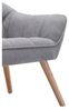 Vente-unique - CASERTA Sofa Stoff Grau - B 73 cm x H 77 cm x L 127 cm Bild 5