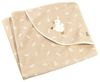 Kapuzen Badetuch aus Jacquard Frottee 80x80 cm mit Applikation Ente Edda Lou, Bild 5