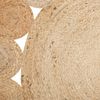 Teppich beige Jute ø 120 cm AHLAT Bild 5