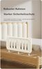 habeig Babybett Bettgitter Babygitter 120x47cm Rausfallschutz extrem stabil, 120 cm breit Bild 4