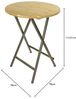 TPFGarden Party Stehtisch ZÜLPICH aus Metall + Holz (Nadelholz) 78cm klappbar Bild 2