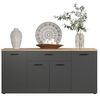 Home affaire Sideboard Bajo (1 St), Kommode mit 4 Türen und 1 Schubkasten – (B/T/H) 180/42/85 cm Bild 4