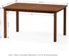 Furinno Tioman Outdoor Esstisch, holz, Natur, 90.17 x 149.86 x 73.91 cm Bild 3