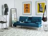 Schlafsofa 3-Sitzer Polsterbezug blau ROXEN Bild 2