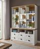 Buffetschrank Seyne in weiß Pinie und Eiche Landhaus 130 cm Bild 5