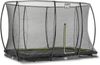 EXIT Silhouette Bodentrampolin 214x305 cm mit Sicherheitsnetz - schwarz Versunkenes Trampolin Rechteckig 120 kg 3 Jahr(e) Sicherheitsnetz Montage erforderlich Bild 4
