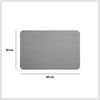 5five - kieselgur-Teppich 39x60 cm grau Bild 3