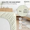 Komfortec 2er Pack Jersey Spannbettlaken 200x200 cm, 100% Baumwolle, Doppelpack Spannbettuch Bild 5