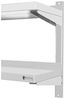Royal Catering Hängeregal 80 x 30 cm Wandregal Gastro doppeltes Wandbord Edelstahl Regal Bild 5