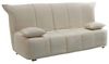 Talamo Italia 2-Sitzer Mina Schlafsofa, Wohnzimmersofa, Trolley-Öffnung, Made in Italy, aus gepolstertem Stoff, mit Kissen enthalten, Cm: 125x90h85, Farbe Beige Bild 3