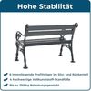 Blome Parkbank Gartenbank Bank Linderhof 2-Sitzer anthrazit NEU Bild 4