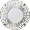 WOMO-DESIGN Beistelltisch Wohnzimmertisch Leeds Couchtisch Sofatisch Kaffeetisch Loungetisch, Gold Ø40cm 45cm herausnehmbare Glasplatte Eisengestell Modern Bild 3