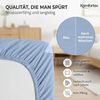 Komfortec 2er Pack Jersey Spannbettlaken 160x200 cm, 100% Baumwolle, Doppelpack Spannbettuch Bild 5