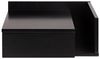 AC Design Furniture Fia Nachttisch mit Schublade in Schwarz, 1 Stk, B: 40 x H: 16,5 x T: 32 cm, Kleiner Nachtschrank zur Wandmontage, Griffloses Wandregal, Moderne Nachtkommode Bild 2