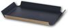 Continenta Rutschfestes Tablett, Serviertablett, Holzpapierfaser, Schwarz Metallic, 41x29. 5 cm, 2931 Bild 3
