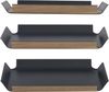 Continenta Rutschfestes Tablett, Serviertablett, Holzpapierfaser, Schwarz Metallic, 41x29. 5 cm, 2931 Bild 2