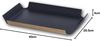 Continenta Rutschfestes Tablett, Serviertablett, Holzpapierfaser, Schwarz Metallic, 41x29. 5 cm, 2931 Bild 4