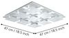 Eglo 93315 Wandleuchte/Deckenleuchte LED VICARO chrom, LED max. 9X2,5W Bild 5