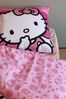 Hello Kitty Rosa Bettwäsche Set 2 tlg 135 x 200 cm 100% Baumwolle Bild 3