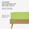 Schiesser Spannbettlaken Elli - 97/3 - 180 x 200 cm - Apfelgrün Bild 2