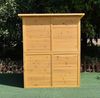 Kaminholzregal Brennholzregal Kaminholz Brennholz Regal Unterstand XXL Holz Bild 5