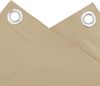 vidaXL Balkonsichtschutz Oxfordgewebe 90x400 cm Beige 42334 Bild 4
