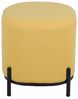 DRW Sitzsack aus Holz und Metall, gepolstert in Gelb und Schwarz, 38 x 38 x 41 cm Bild 3