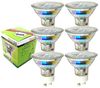 TRANGO LED Deckenspots, 6-flammig 2000-068-5W LED Wohnzimmer Lampe MIA in Chrom-Optik inkl. 6x 5 Watt GU10 LED Leuchtmittel, Deckenlampe, Deckenstrahler, Deckenleuchte, Schlafzimmer Leuchte schwenkbar und drehbar Bild 3