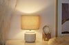 Pauleen Tischleuchte Bright Soul, Ein-/Ausschalter, ohne Leuchtmittel, E14, max. 20W E14, Creme/Beige, 230V, Stoff/Keramik Bild 2